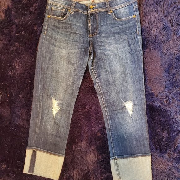 KUT Jean Rolled Capris - Picture 2 of 10
